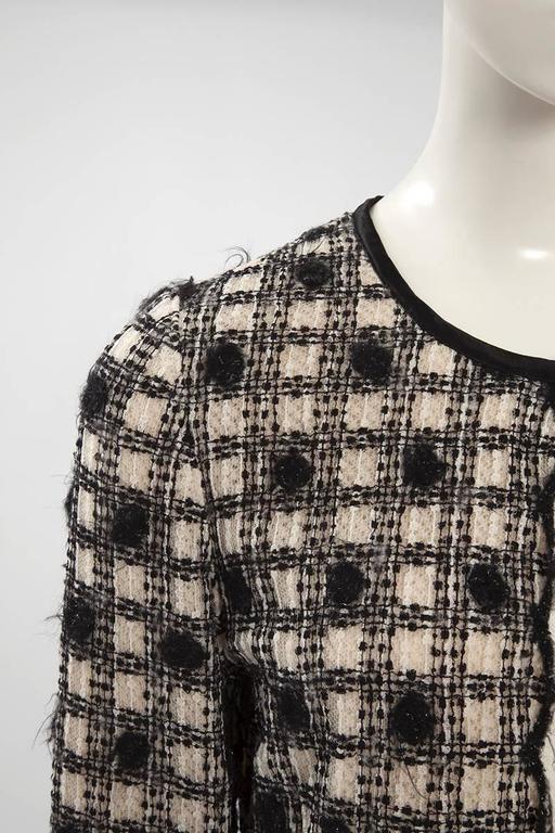 Chanel Cashmere, Tulle and Lace Jacket For Sale at 1stdibs