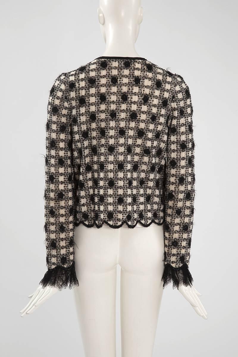 Chanel Cashmere, Tulle & Lace Jacket 3
