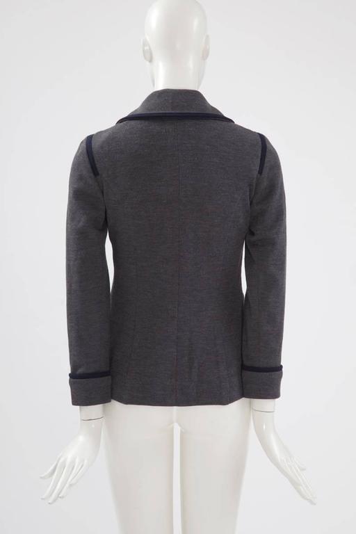 Chanel Sweatshirt Wool Blazer Jacket at 1stDibs | channel sweatshirt