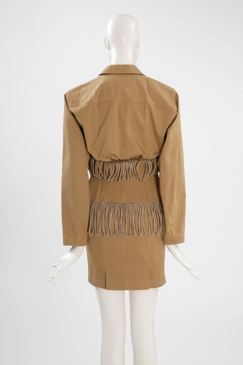 Iconic Alaïa Cord Skirt Suit, Spring-Summer 1988 1