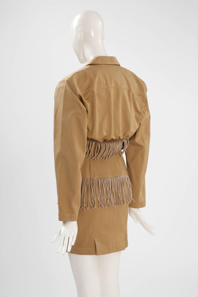 Iconic Alaïa Cord Skirt Suit, Spring-Summer 1988 3
