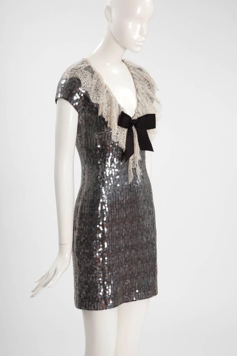 Women's Chanel Sequined Mini Dress
