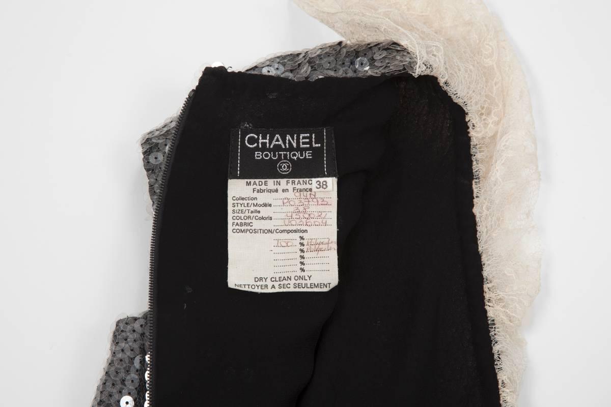Chanel Sequined Mini Dress 4