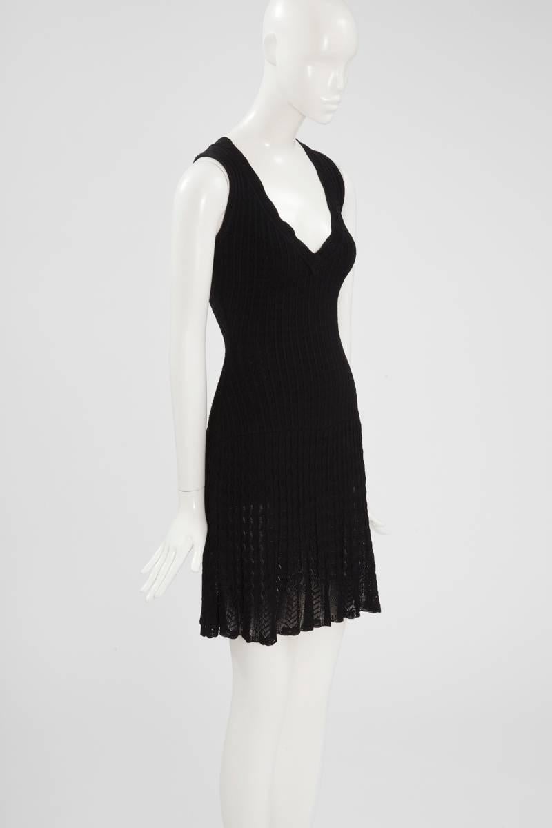 Black Alaïa Crochet Knit Dress, Spring-Summer 1992 