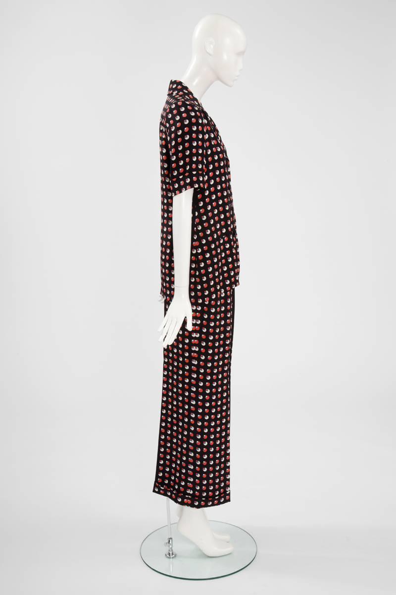 Yves Saint Laurent Haute Couture Trousers Suit, Circa 1973 2