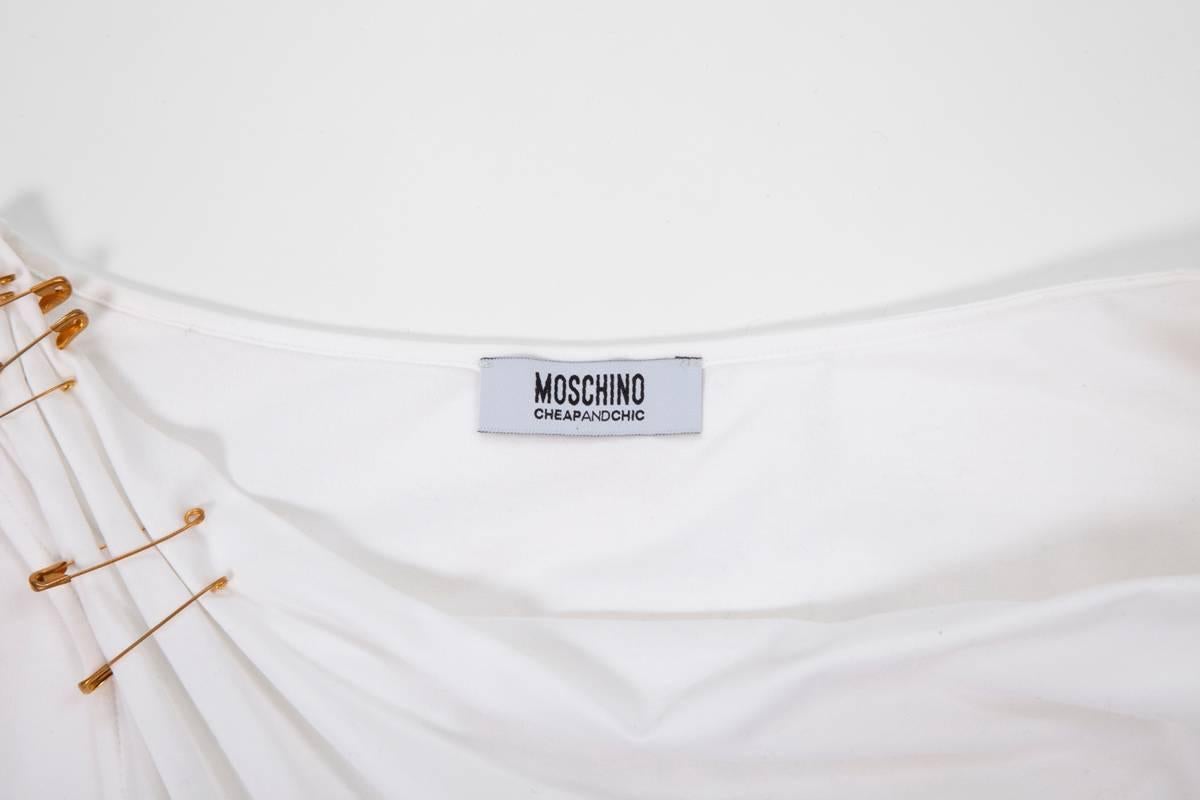 Moschino Cheap & Chic Safety Pin Mini Dress 4