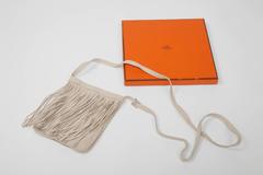 Hermès New Clou de Selle Fringed Shoulder Bag