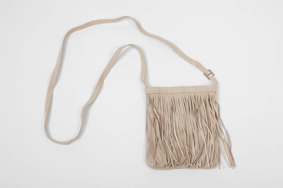 Hermès New Clou de Selle Fringed Shoulder Bag  In New Condition In Geneva, CH