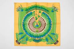 Hermès Gavroche Silk Twill Pocket Square Scarf