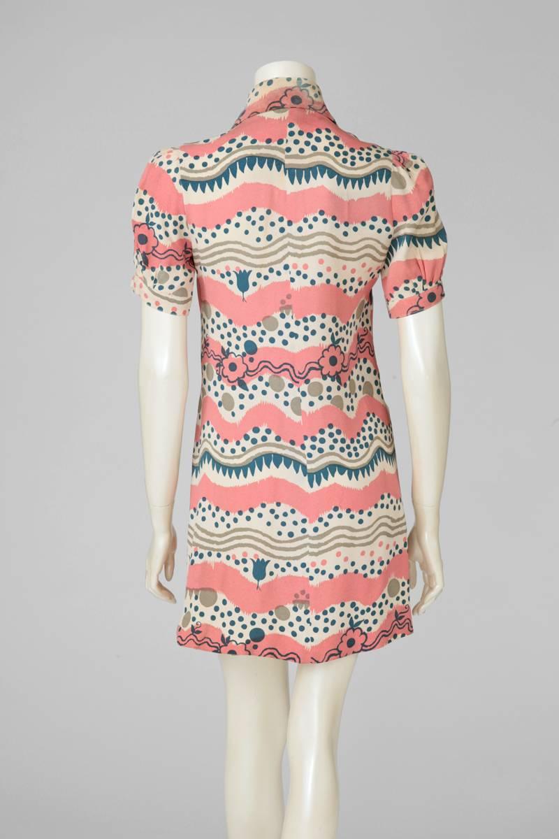 Radley Of London With Celia Birtwell Print Mini Shirt Dress 2