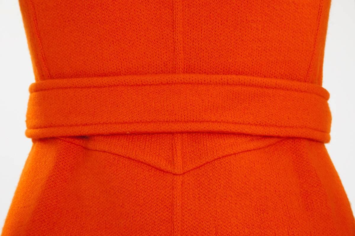 Numbered Courreges Double-Breasted Wool Tunic 4