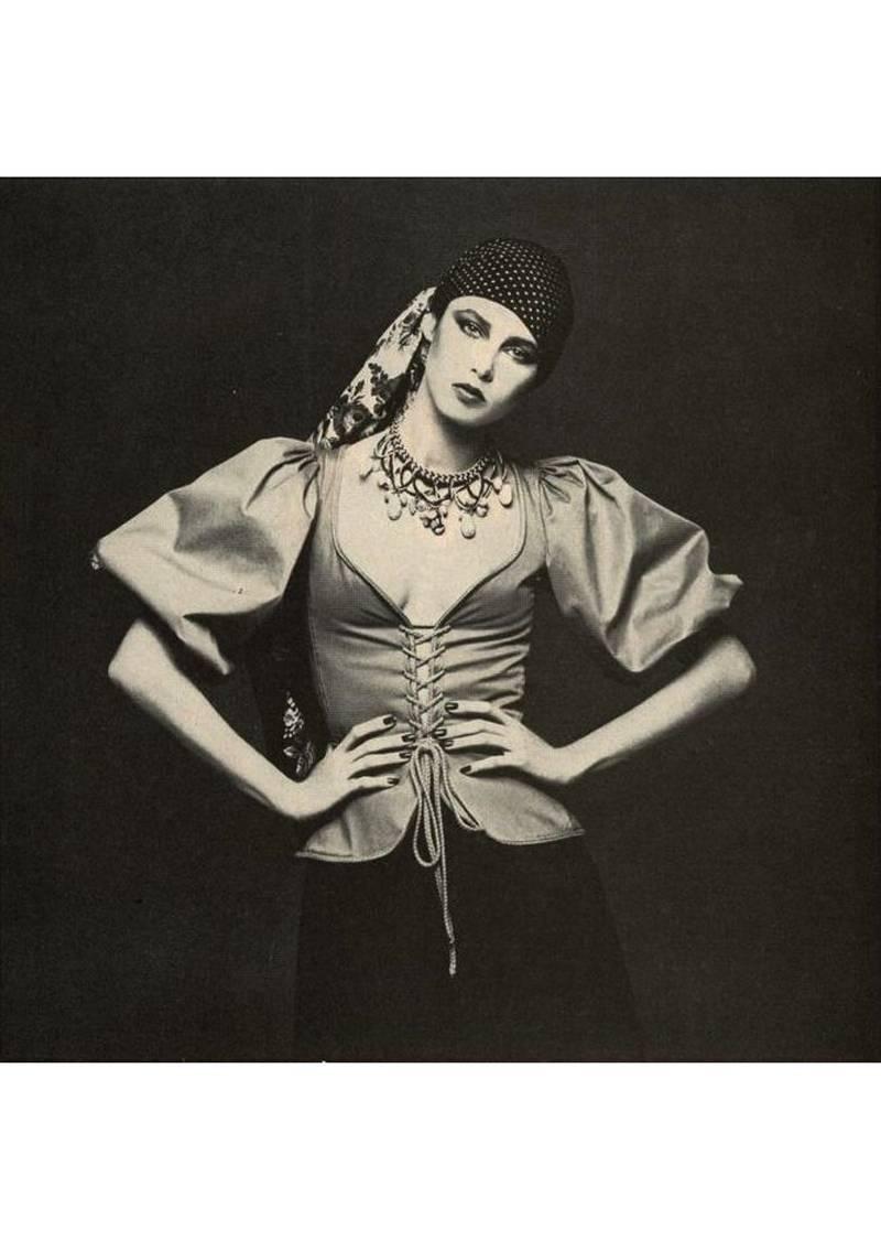 Iconic Yves Saint Laurent Corset Top, Spring-Summer 1977 4