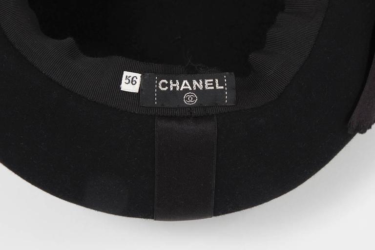 Chanel Wool-Felt Camellia Beret Hat at 1stDibs | chanel beret hat ...