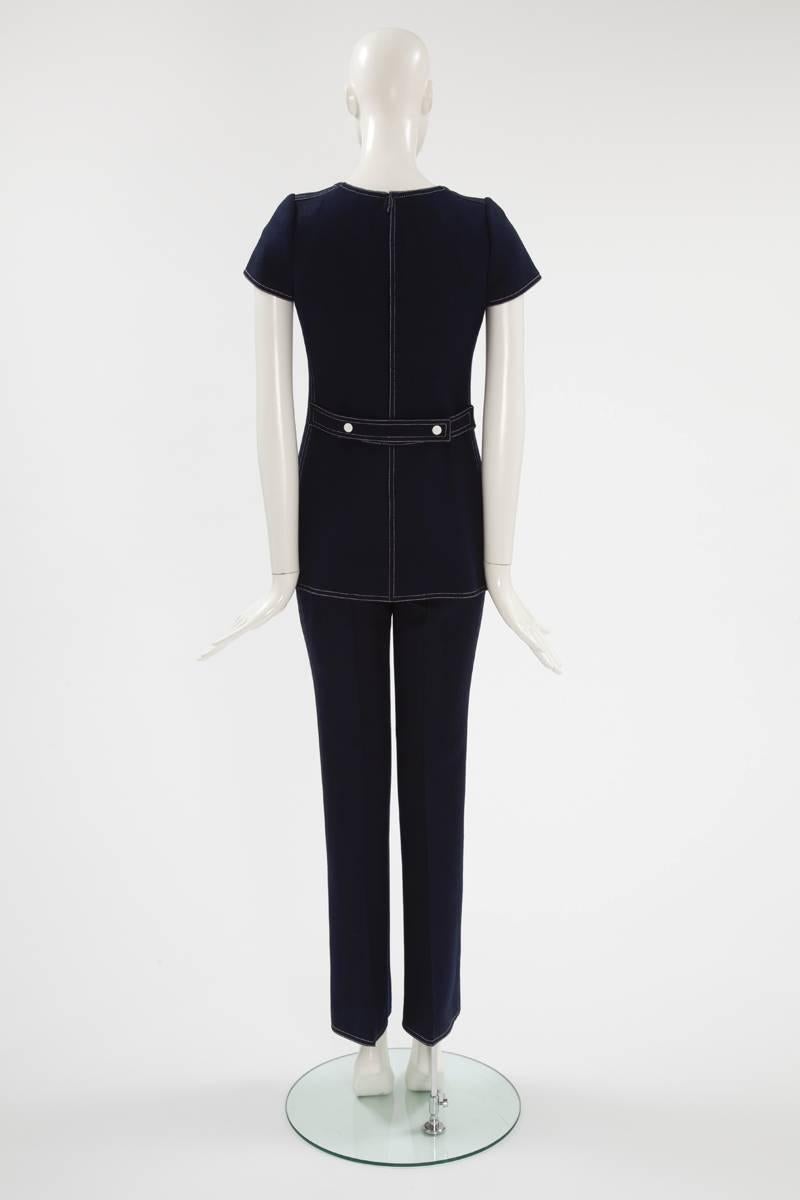 Numbered Courreges Couture Trousers Suit 2