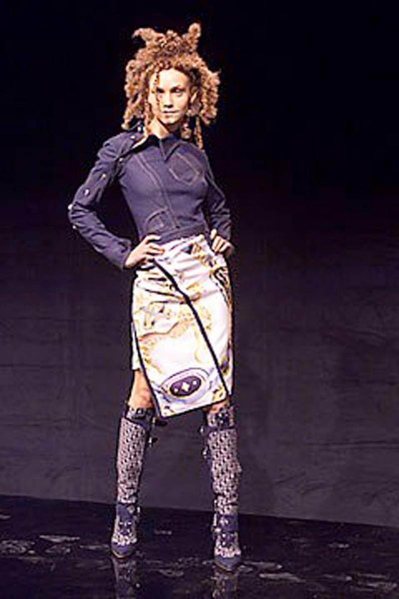 Christian Dior by John Galliano Runway Denim Jacket, Spring-Summer 2000 2