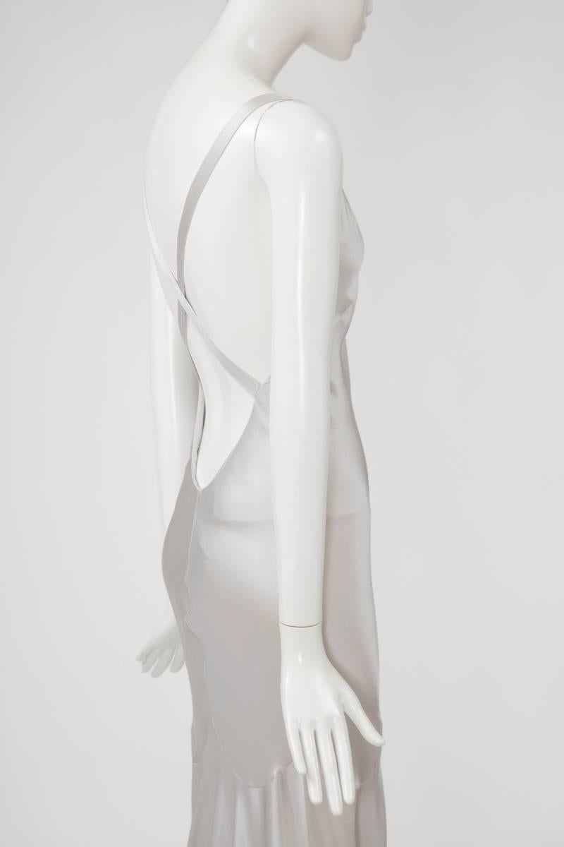 Alexander McQueen Silk Charmeuse Gown, Circa 2005  2