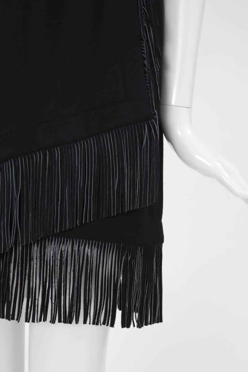 Yves Saint Laurent Fringed Wrap Skirt  1