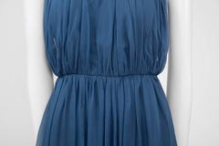 1960's Silk Chiffon Halterneck Dress