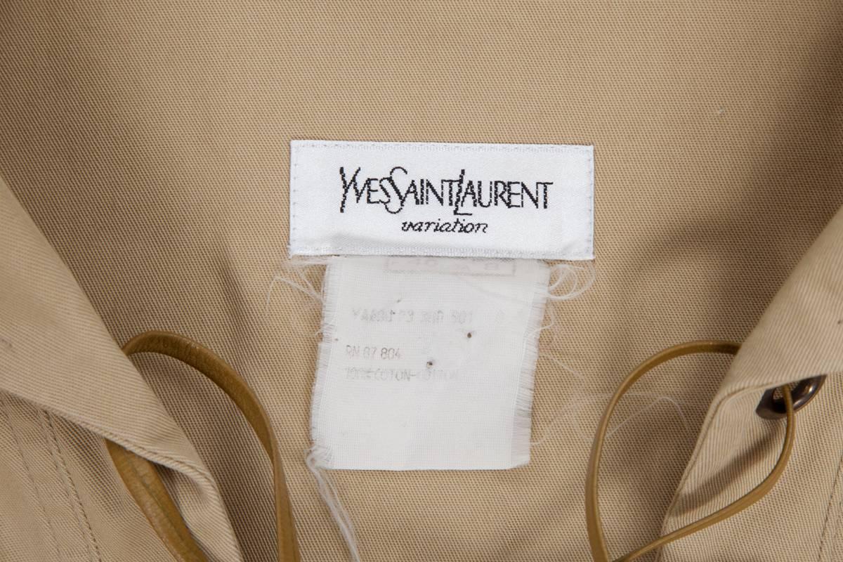 Yves Saint Laurent Cotton Safari Tunic  4