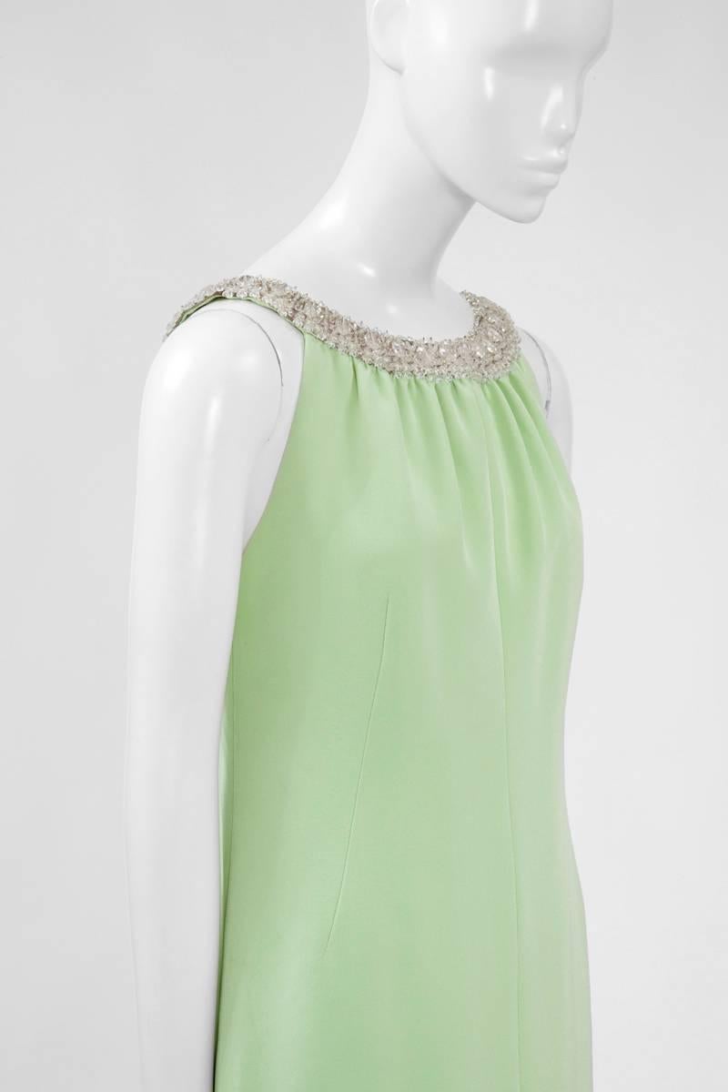 Women's 1960’s Haute Couture Silk Cocktail Dress  For Sale