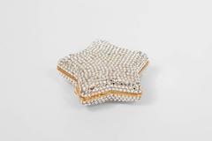 Judith Leiber - Boîte à pilules en cristal étoilé