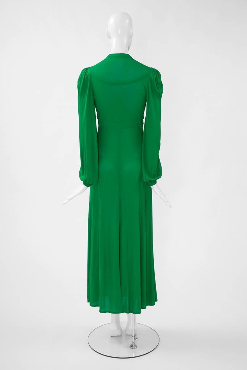 Documented Jean Muir Maxi Dress In Good Condition In Geneva, CH