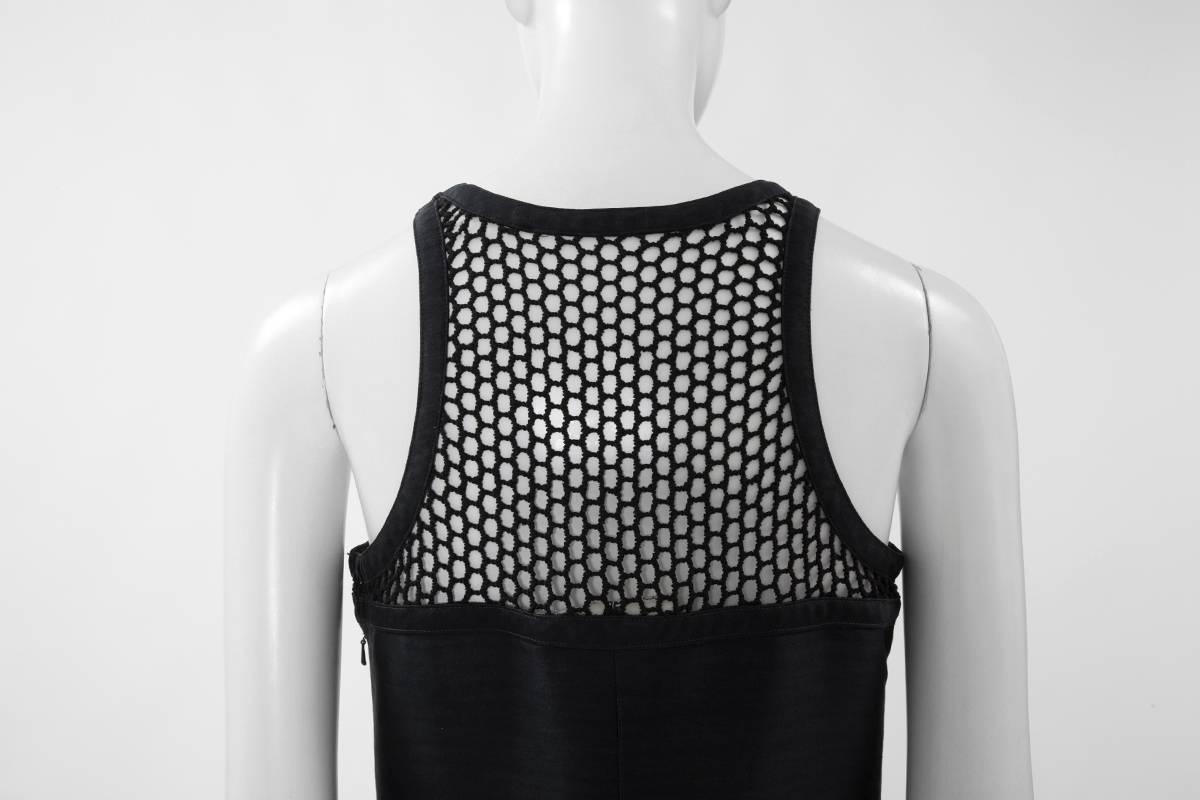 Courreges Sleeveless A-Line Maxi Dress In Good Condition For Sale In Geneva, CH