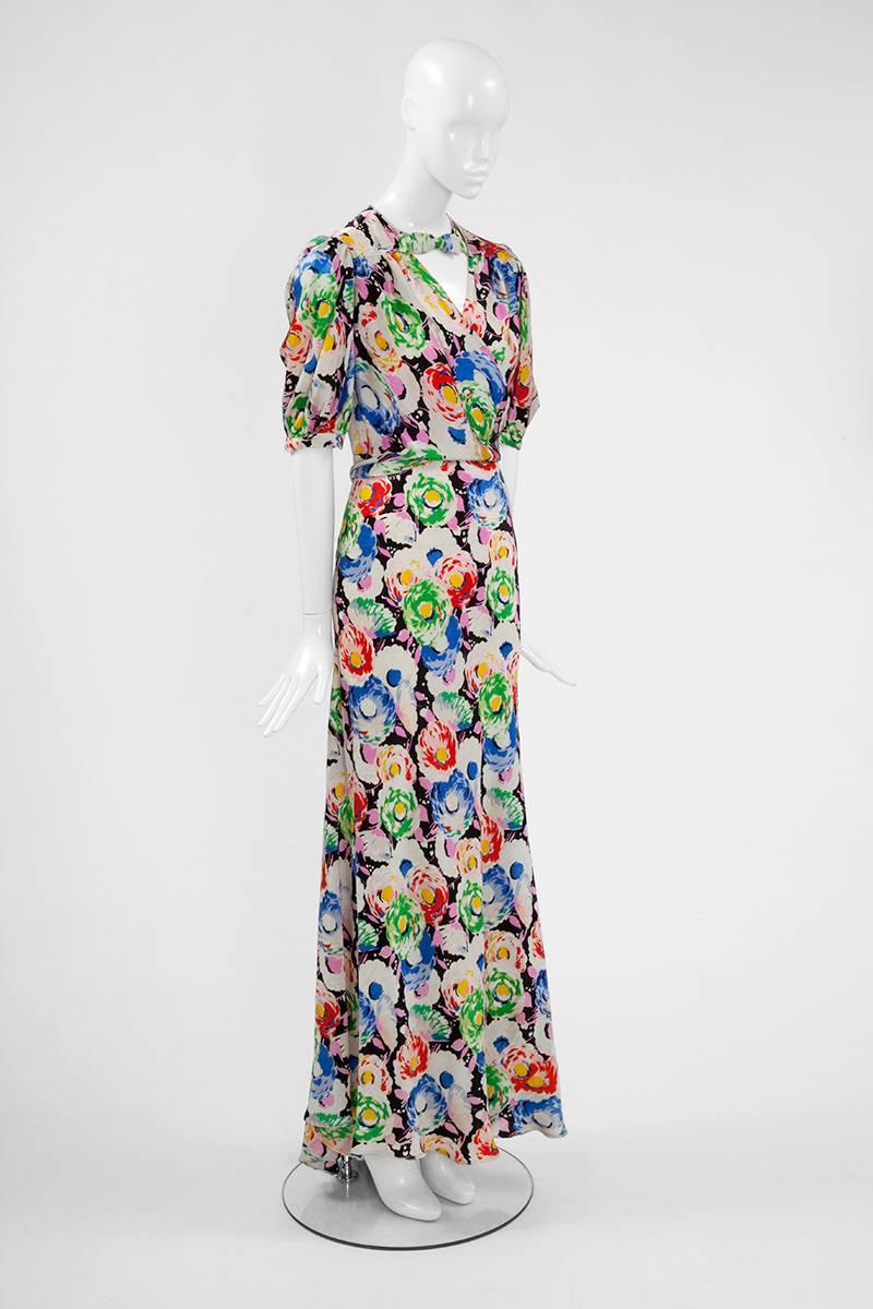 1930s bias cut dress