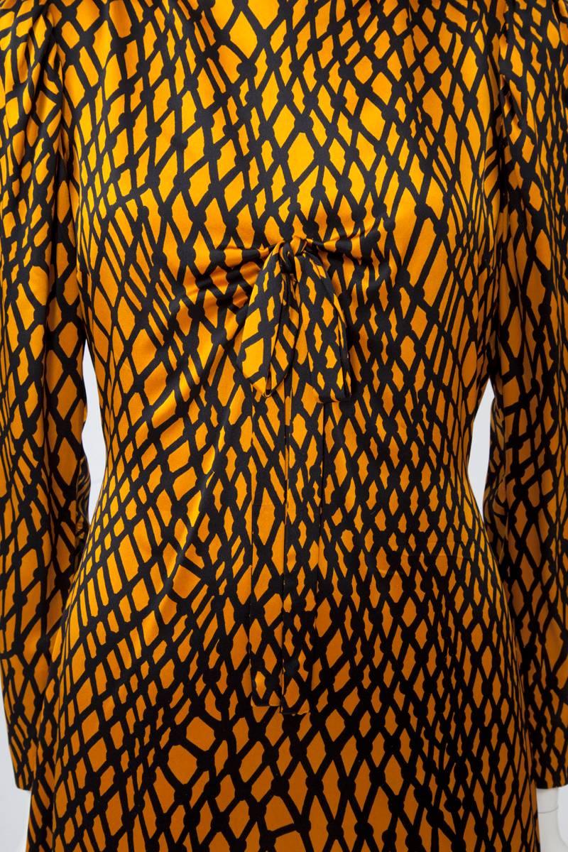 Marron Yves Saint Laurent - Robe de soirée originale patron en vente