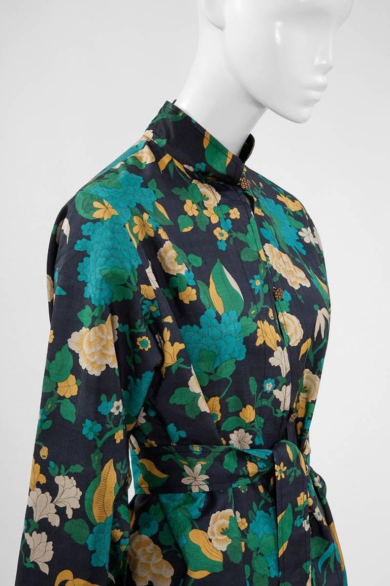 Yves Saint Laurent Tunic and Pants Silk Ensemble For Sale at 1stdibs