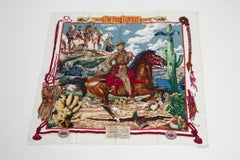 Hermes "The Pony Express" Silk Twill Carre Scarf