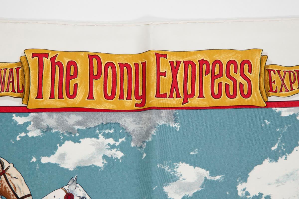 hermes pony express scarf