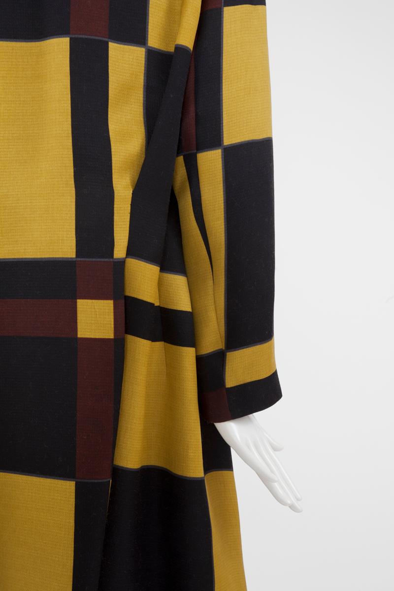 Marni Runway Silk & Wool Coat, Fall-Winter 2008 For Sale 1