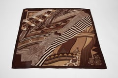 New Hermes “Coupons Indiens” Cashmere & Silk Stole Shawl