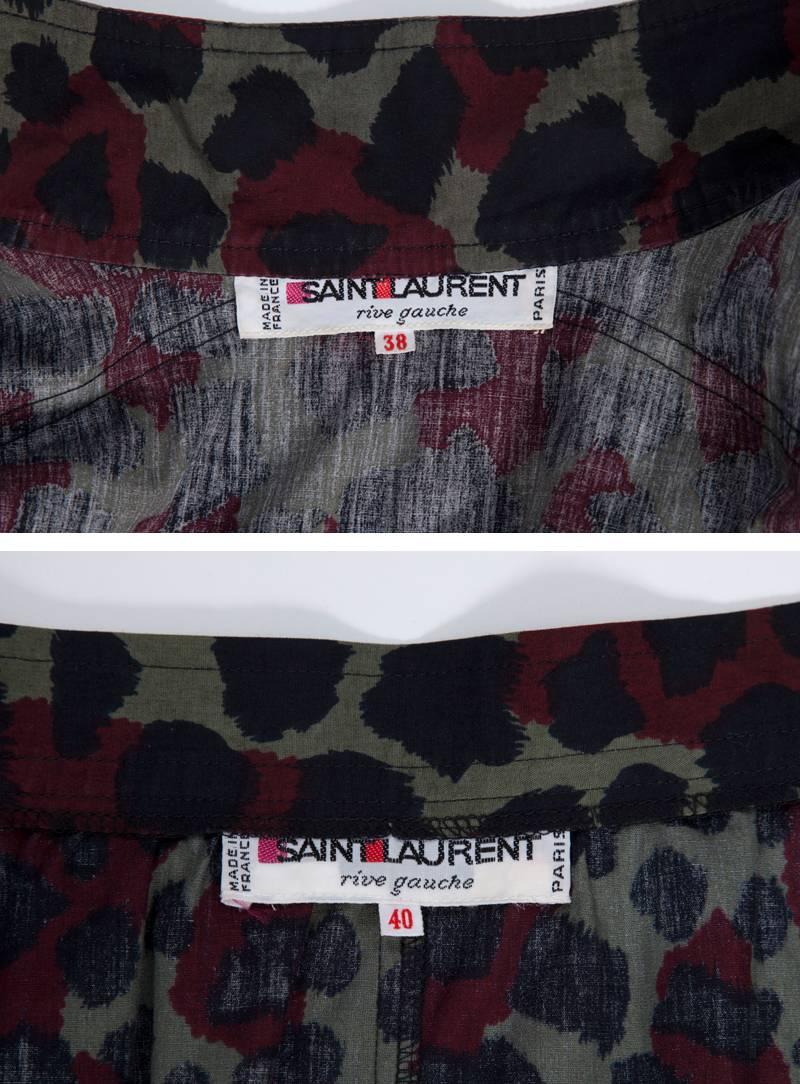 Yves Saint Laurent Leopard Skirt Suit 5