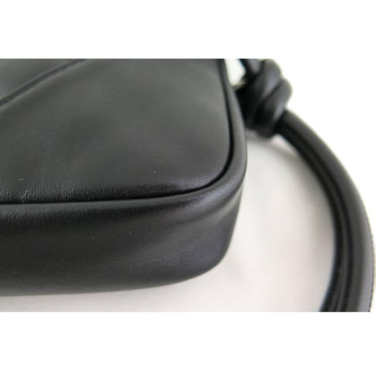 Chanel So Black Cambon Pochette CC Lambskin Evening Shoulder Bag 4