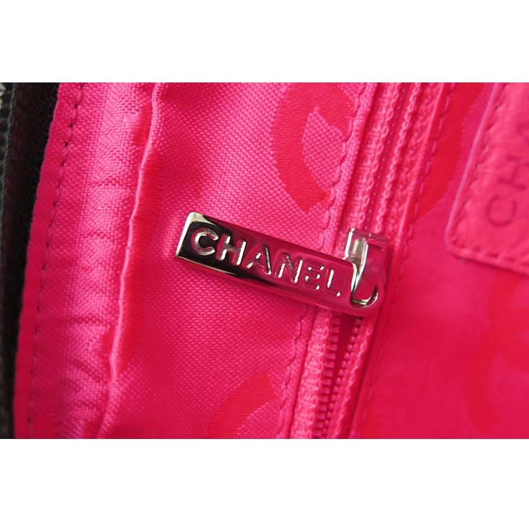 Chanel So Black Cambon Pochette CC Lambskin Evening Shoulder Bag 2