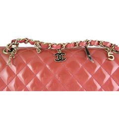 Chanel Ginza 5th Anniversary Pink Patent Medium 2.55 Flap