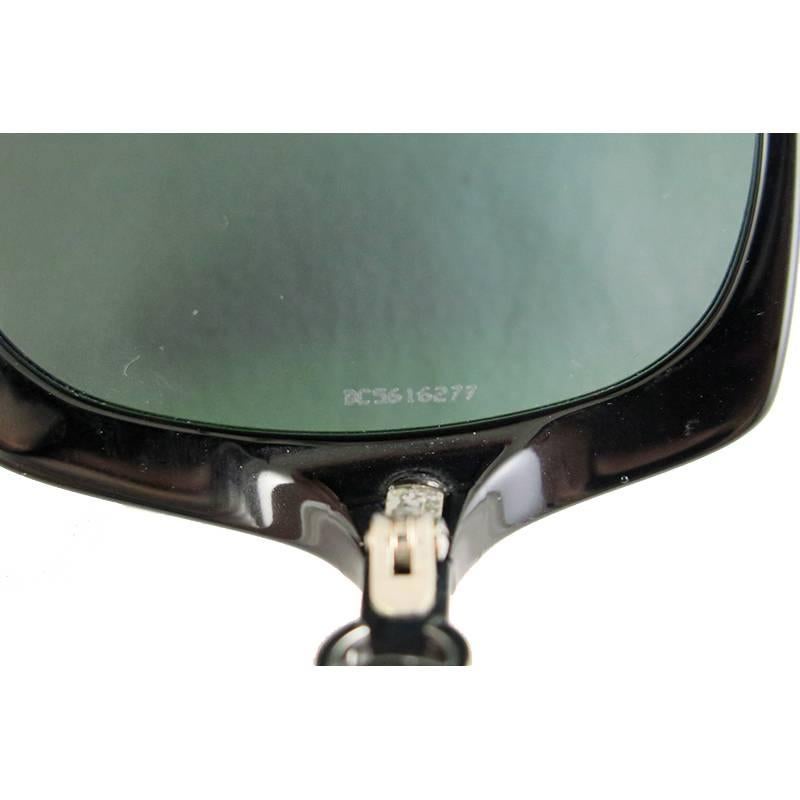 Chanel Black Silver CC Sunglasses Shades 3