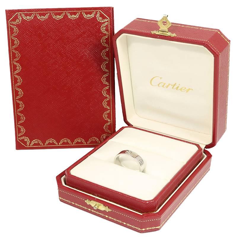 This piece is in excellent condition and comes complete with original Cartier box and certificate of authenticity. It has been professionally cleaned and polished.

Size: 8.5(USA)  /  58.0(Cartier size)  / 18.0(Japan)
Width(approx): 5.2 mm
Weight: