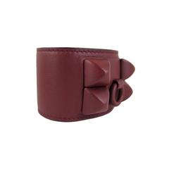 Hermes Red Shadow Cdc Collier De Chien Medor Bangle Bracelet