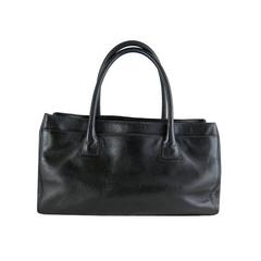 Chanel Jumbo Black Reissue Executive Cerf Tote Shoulder Bag