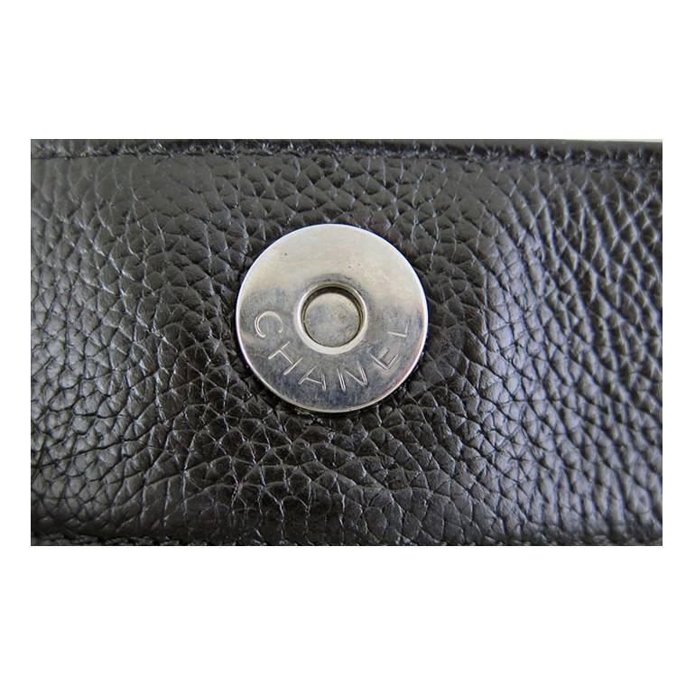 Women's Chanel Jumbo Black Reissue Executive Cerf Tote Shoulder Bag For Sale