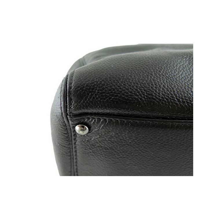 Chanel Jumbo Black Reissue Executive Cerf Tote Shoulder Bag For Sale 4