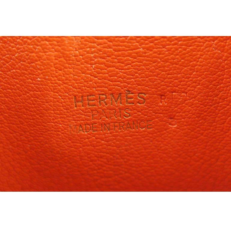 Beige Hermes Birkin 30 Orange Dalmatian Buffalo Leather Gold Hardware Bag  For Sale