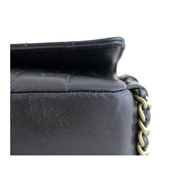 Chanel Gripoix Black Lambskin East West Evening Clutch Bag - Rare 4