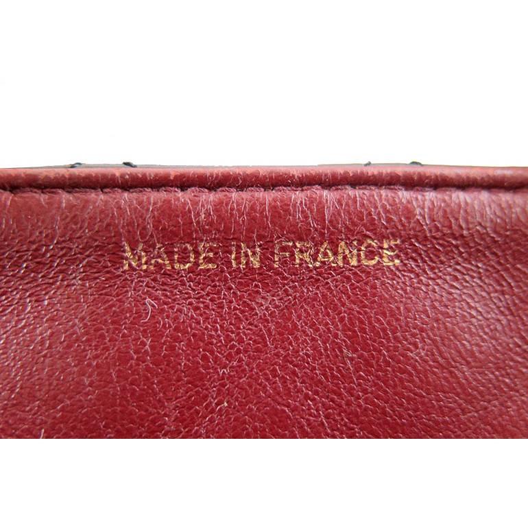 Chanel Black Lambskin Medium 2.55 Classic Thick Flap Bag For Sale 1