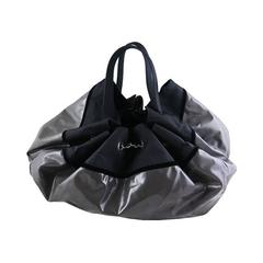 Chanel Black Vinyl Coco Spirit Cabas Maxi XL Tote Bag
