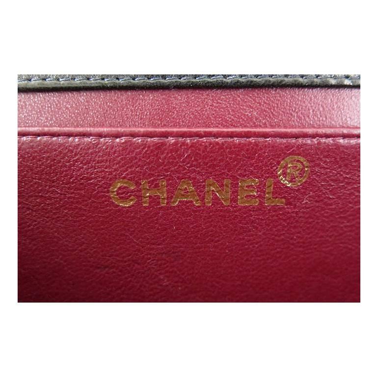 Chanel 3way Black Lambskin 2.55 Single Flap WOC Evening Bag For Sale at ...