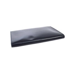 Hermes Pochette Navy Blue Rio Vintage Clutch Evening Purse